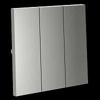 Клавиши для выключателя/переключателя трехклавишного S70 (сталь) Voltum VLS000505