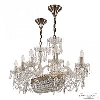 Люстра хрустальная 1453/10/195/600 FP Bohemia Ivele Crystal (Богемия Ивеле Кристалл)