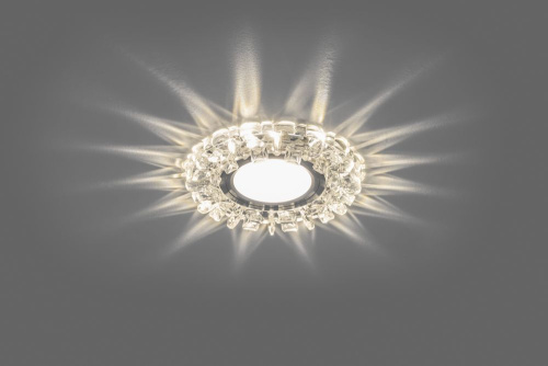 Светильник встраиваемый с белой LED подсветкой Feron CD927 потолочный MR16 G5.3 прозрачный фото 2 Светильник встраиваемый с белой LED подсветкой Feron CD927 потолочный MR16 G5.3 прозрачный фото 2