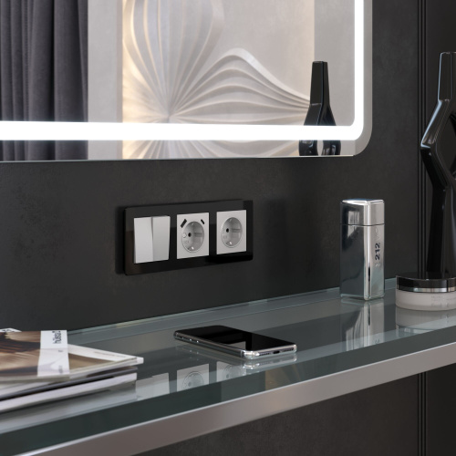 Рамка из акрила на 3 поста Acrylic черный W0032708 фото 6 Рамка из акрила на 3 поста Acrylic черный W0032708 фото 6