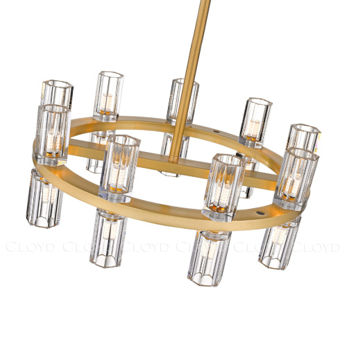 Люстра Cloyd RECOLE C18 / Ø55 см - латунь (арт.10463) фото 2 Люстра Cloyd RECOLE C18 / Ø55 см - латунь (арт.10463) фото 2