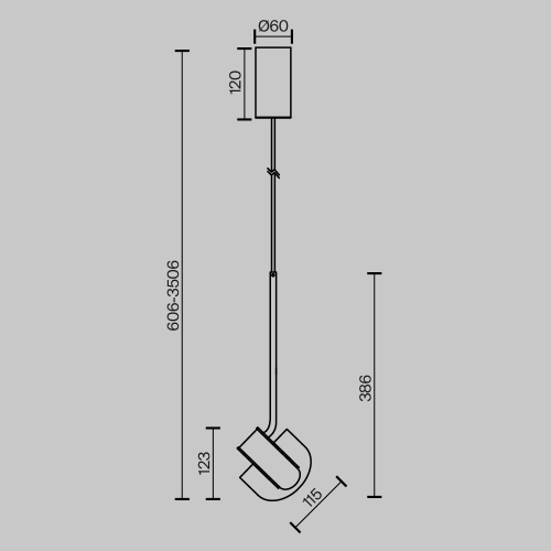 Подвесной светильник Maytoni MOD459PL-L7BSK фото 3