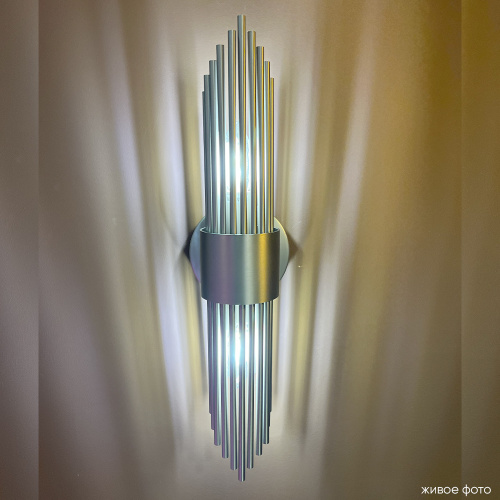 Crystal Lux Бра Crystal Lux RUDOLFO AP2 NICKEL фото 3 Crystal Lux Бра Crystal Lux RUDOLFO AP2 NICKEL фото 3