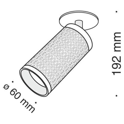 Потолочный светильник Technical C037CL-01W фото 3