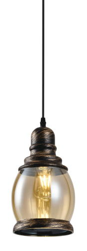 Подвесной светильник Escada 1101/1 E27*60W Wenge/Bronze