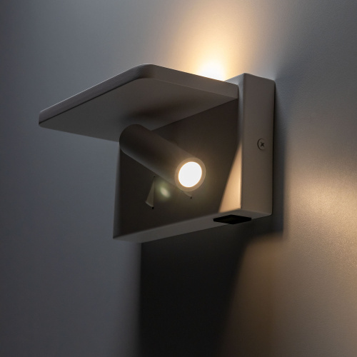 Citilux Декарт CL704370 LED USB QI Светильник поворотный Белый фото 8 Citilux Декарт CL704370 LED USB QI Светильник поворотный Белый фото 8
