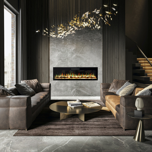 Электроочаг RealFlame Diamond 60, с муляжом дров и кристаллами фото 6