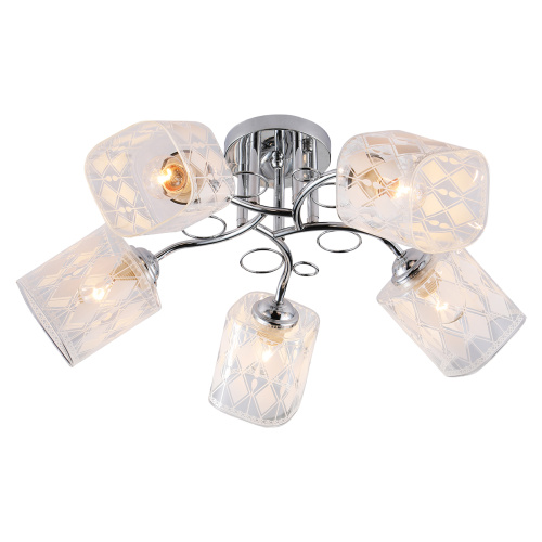 Потолочный светильник Escada 1106/5PL E27*40W Chrome Потолочный светильник Escada 1106/5PL E27*40W Chrome