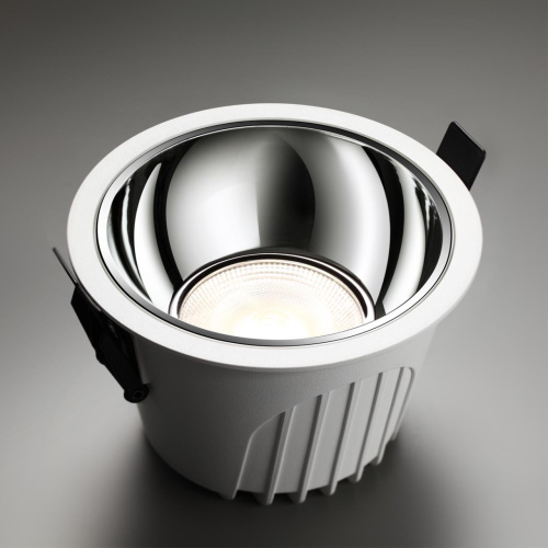 358693 SPOT NT21 462 белый/хром Светильник встраиваемый светодиодный IP20 LED 4000К 20W 100-265V KNOF фото 4 358693 SPOT NT21 462 белый/хром Светильник встраиваемый светодиодный IP20 LED 4000К 20W 100-265V KNOF фото 4
