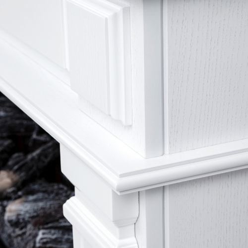 Каминокомплект ISLANDIA/СКАНДИ Белый дуб с очагом Электроочаг CASSETTE/КАССЕТА LED 1000 фото 6