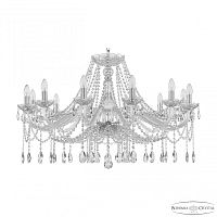 Люстра хрустальная 107/12/360 Ni Bohemia Ivele Crystal (Богемия Ивеле Кристалл)