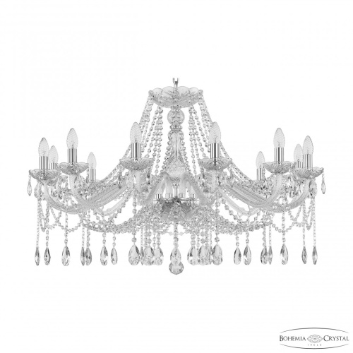 Люстра хрустальная 107/12/360 Ni Bohemia Ivele Crystal (Богемия Ивеле Кристалл)