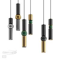 4075/5L L-VISION ODL19 397 черный/золото/зеленый Подвес GU10 1*5W SAKRA