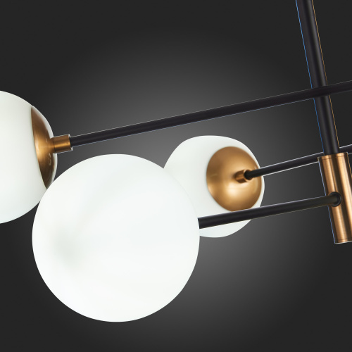 SL1203.402.06 Люстра потолочная ST-Luce Бронза,Черный/Белый E27 6*40W LIMANO фото 2