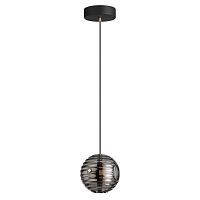 5041/12L L-VISION ODL24 531 черн./золото/дымчатый/металл/стеко Подвес LED 12W 4000К 1526Лм TRONI