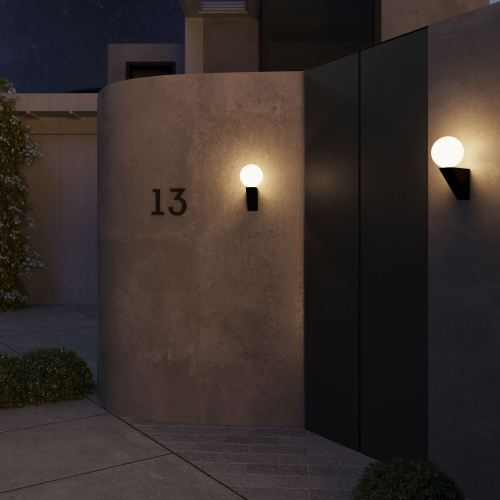 Уличный настенный светильник 35003/U черный фото 2 Уличный настенный светильник 35003/U черный фото 2