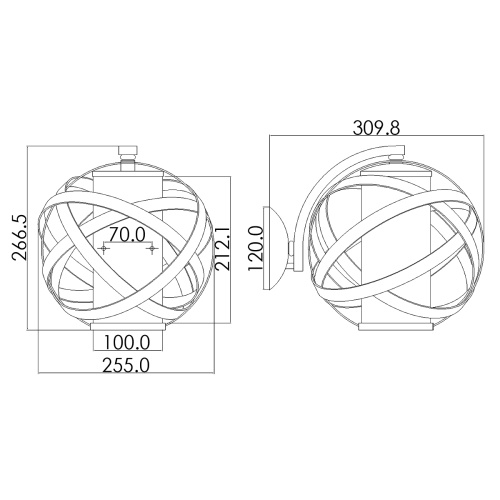 Настенный фонарь HK-CARSON1 Hinkley, арт. HK-CARSON1 фото 6