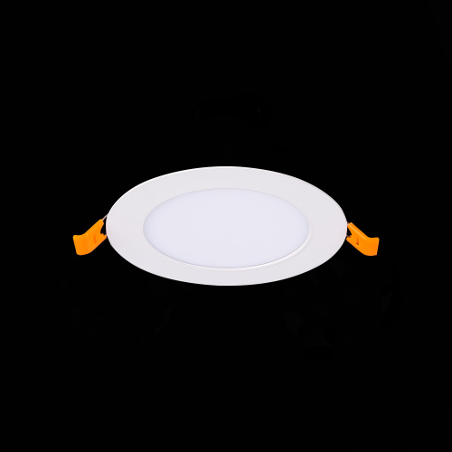 ST209.538.06 Св-к встр. Белый LED 1*6W 3000K 330Lm Ra80 110° IP20 D120xH8 90-265V Встраиваемые светильники фото 5