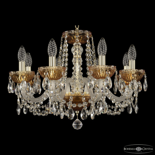 Люстра хрустальная 5402/8/195 G Amber/M-1G Bohemia Ivele Crystal (Богемия Ивеле Кристалл) Люстра хрустальная 5402/8/195 G Amber/M-1G Bohemia Ivele Crystal (Богемия Ивеле Кристалл)