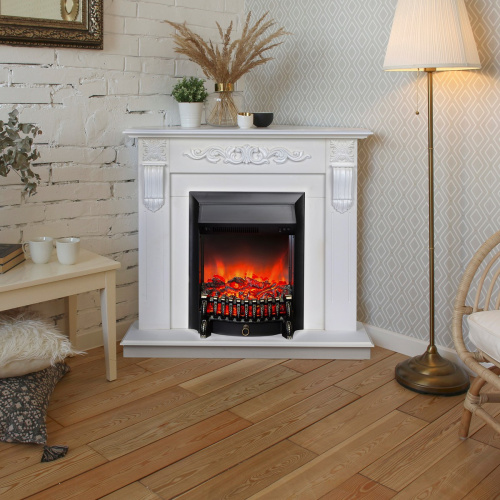 Электрокамин RealFlame Dominica Corner DN белый матовый с очагом Fobos Lux Black фото 8 Электрокамин RealFlame Dominica Corner DN белый матовый с очагом Fobos Lux Black фото 8