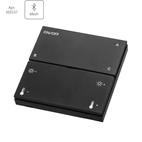 505537 Пульт Д/У (диммер) настенный LIGHTSTAR к 205ххх(TETA)  APP ЧЕРНЫЙ для PRO