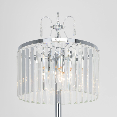 Citilux Инга CL335941 Торшер хрустальный Хром фото 6 Citilux Инга CL335941 Торшер хрустальный Хром фото 6