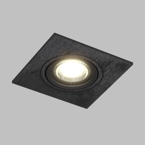 DK3021-BK Встраиваемый светильник, IP 20, 10 Вт, GU5.3, LED, черный, пластик фото 3