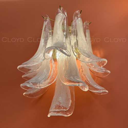 Бра Cloyd AZORES-B W2 / выс. 42 см - латунь светл. - бело-прозрачн.стекло (арт.20471) Бра Cloyd AZORES-B W2 / выс. 42 см - латунь светл. - бело-прозрачн.стекло (арт.20471)