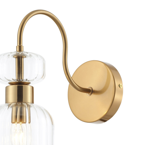 Настенный светильник Escada 1141/1A E14*60W Antigue copper/Clear фото 2 Настенный светильник Escada 1141/1A E14*60W Antigue copper/Clear фото 2