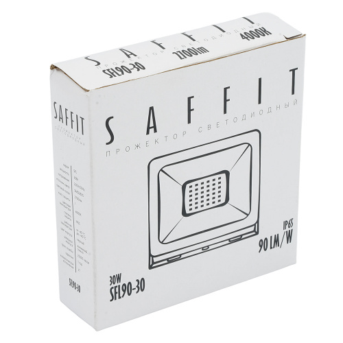 Светодиодный прожектор SAFFIT SFL90-30 IP65 30W 4000K черный фото 8