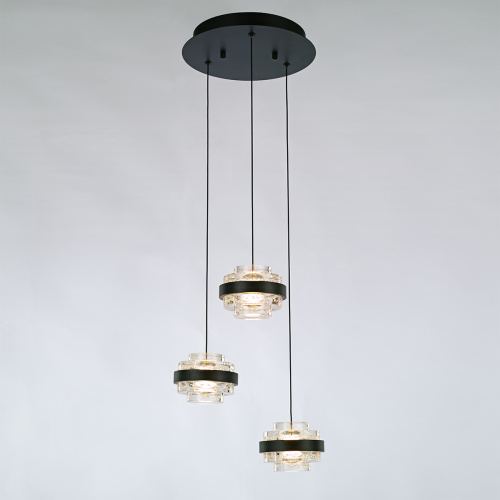 Подвесной светильник MD22030002-3A black/clear фото 2