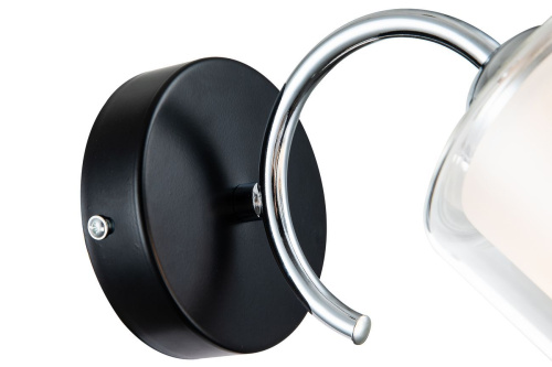 Настенный светильник Escada 1170/1A E27*60W Chrome/Black фото 4 Настенный светильник Escada 1170/1A E27*60W Chrome/Black фото 4