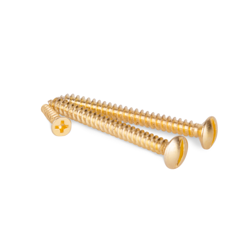 Винты для накладного выключателя 3шт. золото ретро WL18-21-01