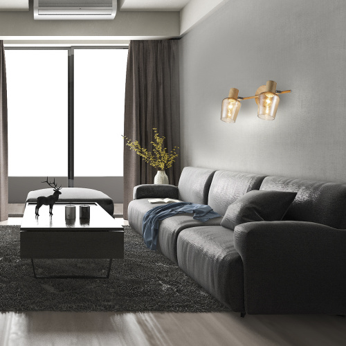 Настенно-потолочный свет Escada 691/2A E14*40W Wood фото 6