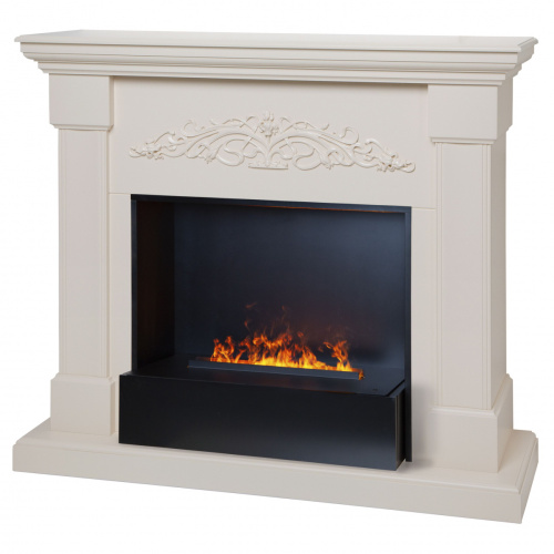 Электрокамин RealFlame Ofelia 26 BG орхидея с очагом 3D Cassette 630 BLACK PANEL Электрокамин RealFlame Ofelia 26 BG орхидея с очагом 3D Cassette 630 BLACK PANEL