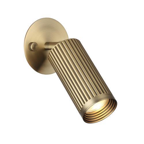 7013/1WA HIGHTECH ODL25 477 Настенный св-к поворотный на 180°/350° металл/под латунь IP20 LED GU10 10W 220V MANCHESTER фото 3 7013/1WA HIGHTECH ODL25 477 Настенный св-к поворотный на 180°/350° металл/под латунь IP20 LED GU10 10W 220V MANCHESTER фото 3