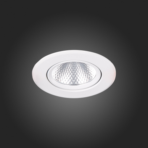 ST211.538.08.36 Св-к встр. Белый LED 1*8W 3000K 640Lm Ra80 36° IP20 D86xH50 220-240V Встраиваемые светильники фото 2