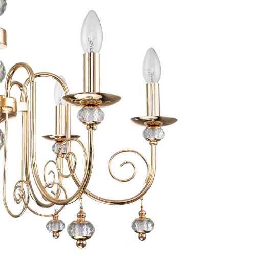 Подвесной светильник Escada 678/6PL E14*40W Gold фото 4