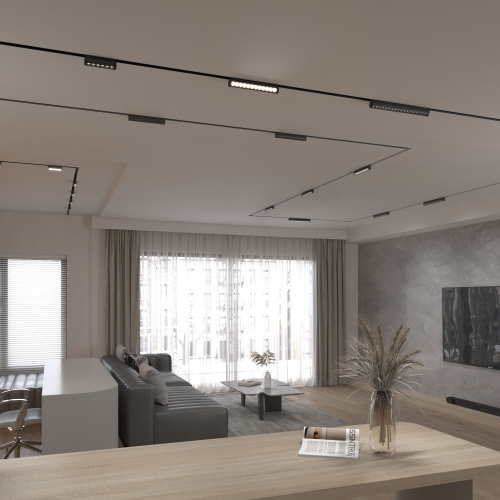 Трековый светильник 12W 4200K Alter чёрный Slim Magnetic 85049/01 фото 3