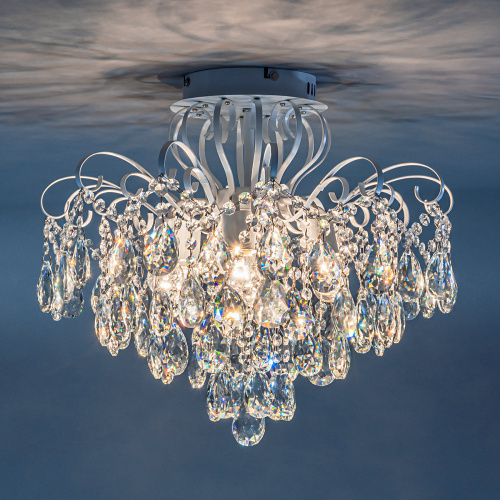 Потолочный светильник Escada 1121/6PL E27*60W White/Silver фото 3 Потолочный светильник Escada 1121/6PL E27*60W White/Silver фото 3