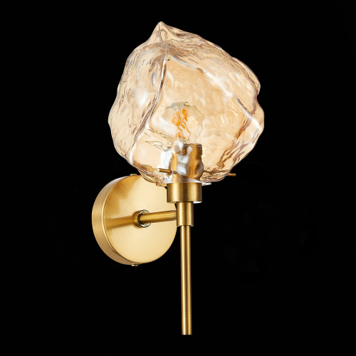 SL1175.301.01 Бра ST-Luce Латунь/Янтарный E14 1*40W PORTICI фото 4