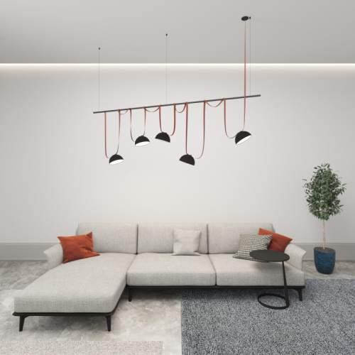 Светильник на шине Denkirs BELTY SMART FLOW | БЕЛТИ СМАРТ ФЛОУ DK5660-BK фото 5