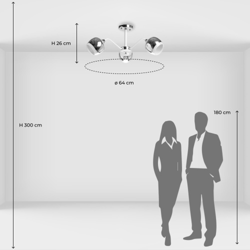 Люстра потолочная De City Альфа 324018603 фото 2