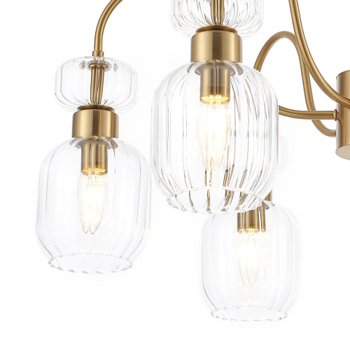Светильник на штанге Escada 1141/6PL E14*60W Antigue copper/Clear фото 5 Светильник на штанге Escada 1141/6PL E14*60W Antigue copper/Clear фото 5