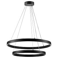 748127 Люстра SATURNO LED 84W 5800LM 70G ЧЕРНЫЙ 3000-6000K