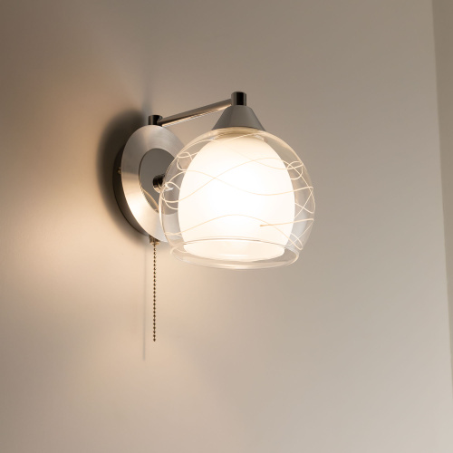 Citilux Буги CL157312 Бра с выключателем Алюминий Хром фото 6 Citilux Буги CL157312 Бра с выключателем Алюминий Хром фото 6