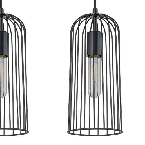 Подвесной светильник Escada 10198/3S E27*60W Black фото 4 Подвесной светильник Escada 10198/3S E27*60W Black фото 4