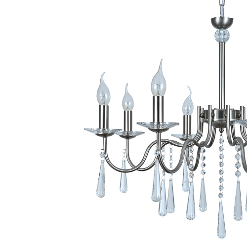 Подвесной светильник 140027/8P E14*40W Satin nickel фото 4 Подвесной светильник 140027/8P E14*40W Satin nickel фото 4
