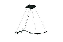 Люстра подвесная Alfa Light F3524-09 White+Black E27*6