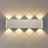7106/8WL HIGHTECH ODL26 441 Настенный светильник матовый никель/металл IP20 LED 8W 3000K 220V MAGNUM